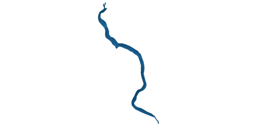 Salza-Stausee - Karte