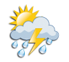 starkes Gewitter