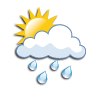 leichter Regenschauer