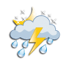 starkes Gewitter