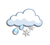 leichter Schneeregen