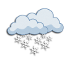 starker Schneefall