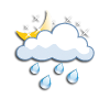 leichter Regenschauer